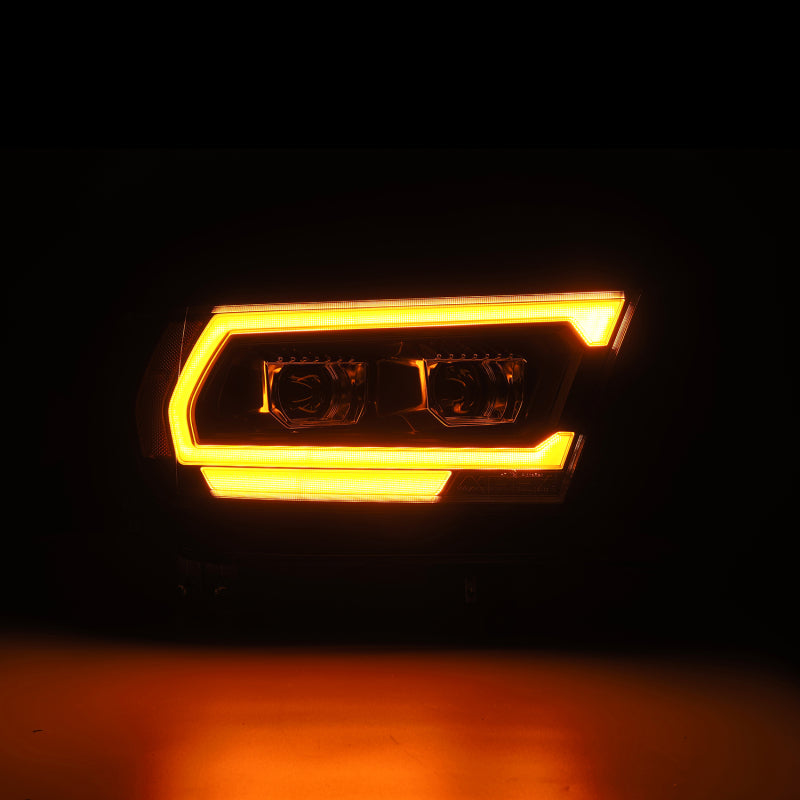AlphaRex 19-22 Dodge Ram 1500 PRO-Series Projector Headlights Black w/Seq Signal/DRL 880574