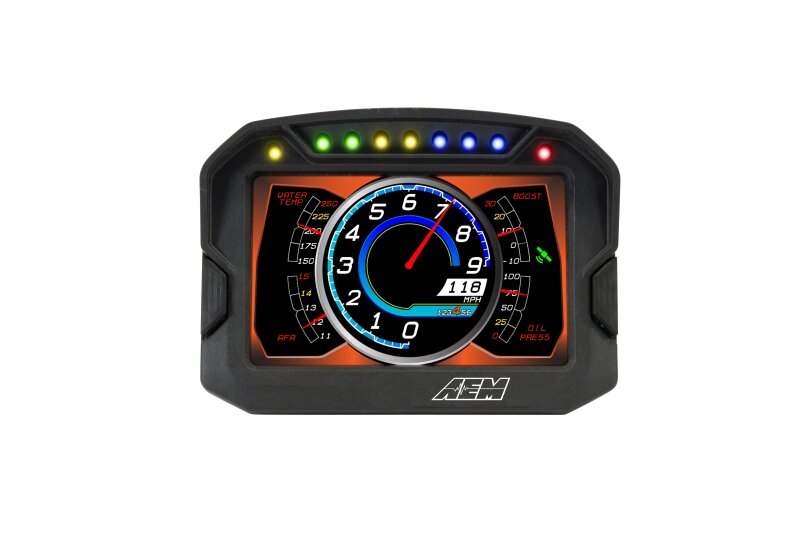 AEM CD-5G Carbon Digital Dash Display w/ Interal 10Hz GPS & Antenna 30-5602