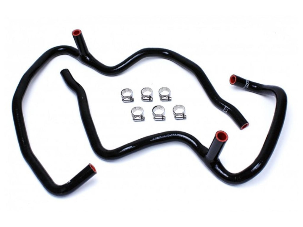 HPS Black Reinforced Silicone Heater Hose Kit Coolant Jeep 06-10 Commander 5.7L V8 with Rear A/C