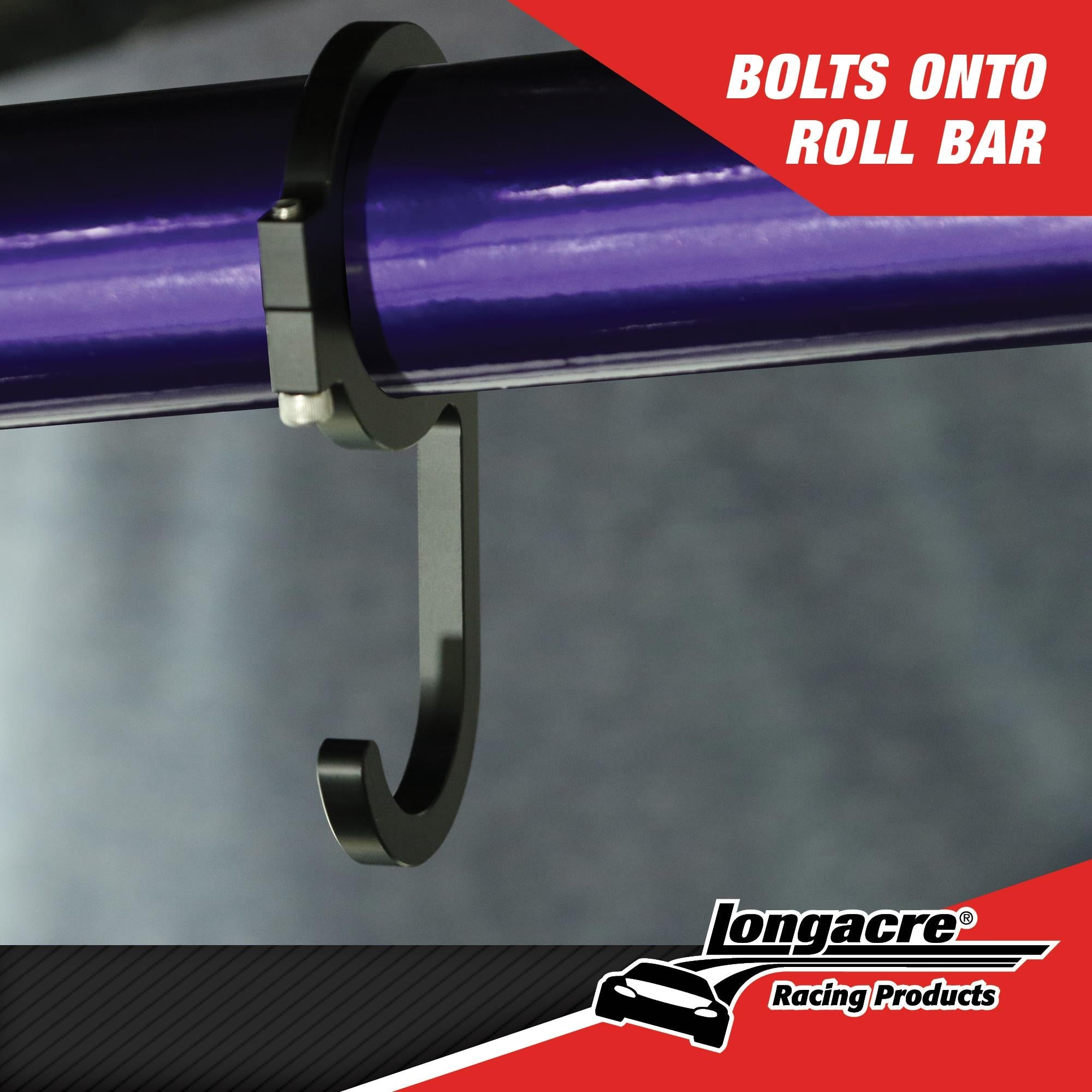 Longacre Steering Wheel Hook - Fits 1.5" Bar