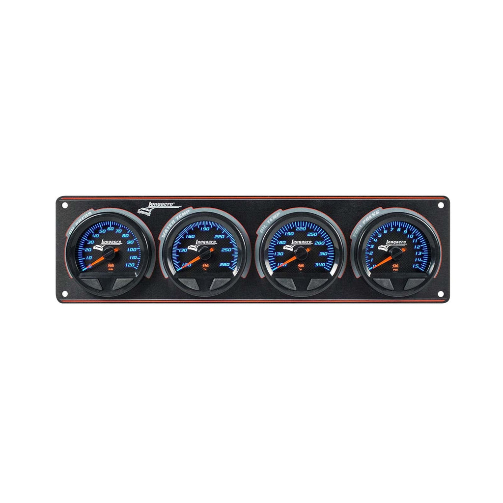 Longacre SMi Elite Waterproof 4 Gauge Panel - OP/WT/OT/FP