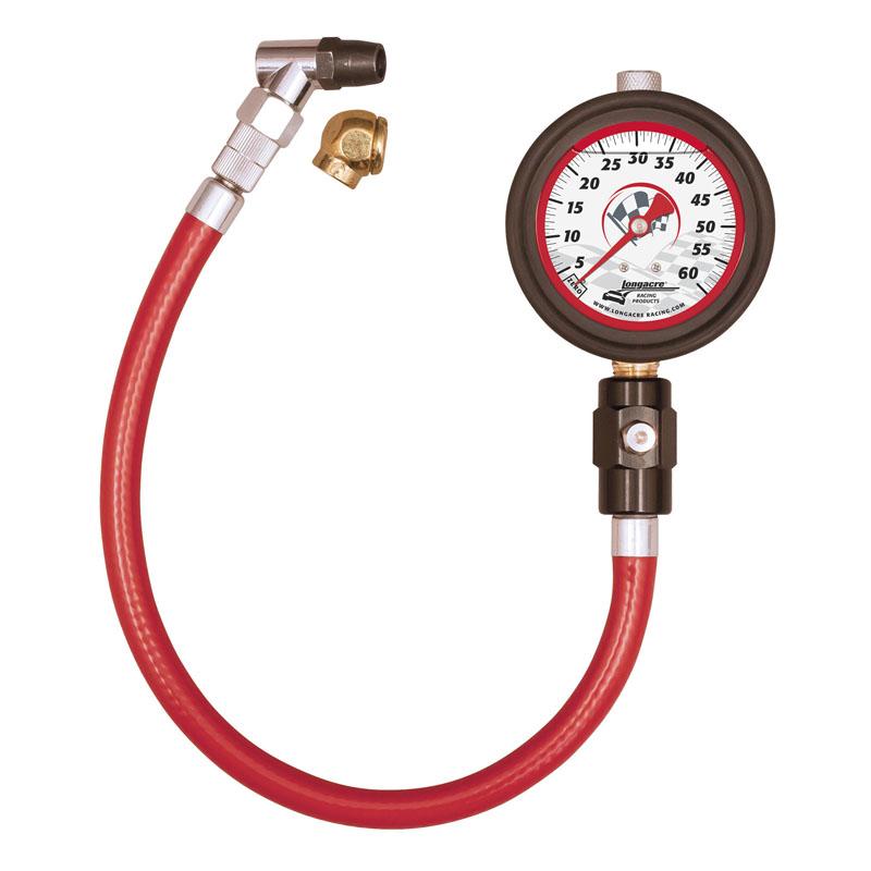 Longacre Liquid Filled Tire Gauge - 0-60 PSI