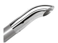 Borla Universal Polished Tip Single Round Turndown/Turnout (inlet 2 1/4in. Outlet 2 1/4in) *NO Retur 20109