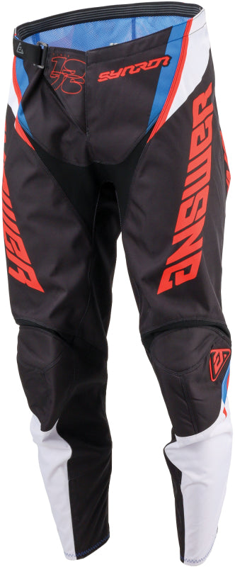Answer 24 Syncron Envenom Pants Red/White/Blue Youth Size - 18 442572