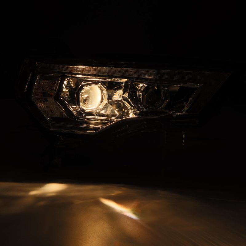 AlphaRex 14-20 Toyota 4Runner PRO-Series LED Proj Headlights Alpha-Black w/Sequential Signal/DRL 880850