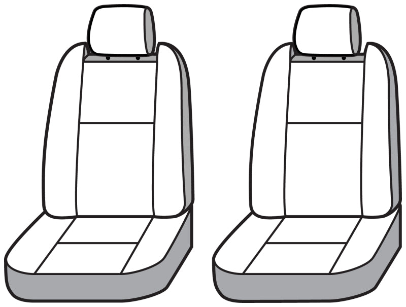Covercraft 2024+ Toyota Corolla Cross Endura Waterproof SeatSaver Front Row Seat Covers - Grey SS2618WFGY
