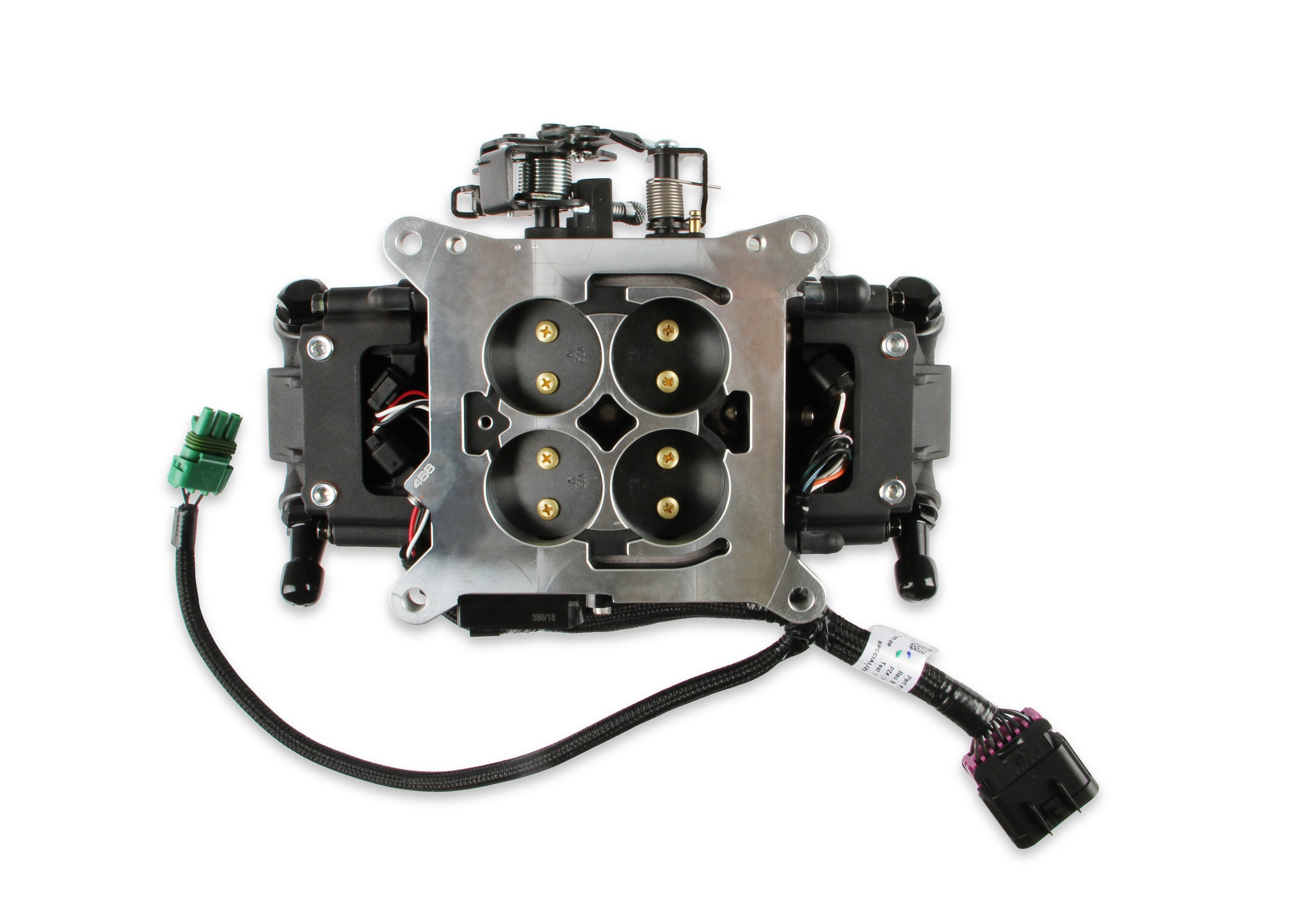 EFI Terminator X Stealth 4150 Throttle Body - Black - 8 Injectors - 800-1500 HP