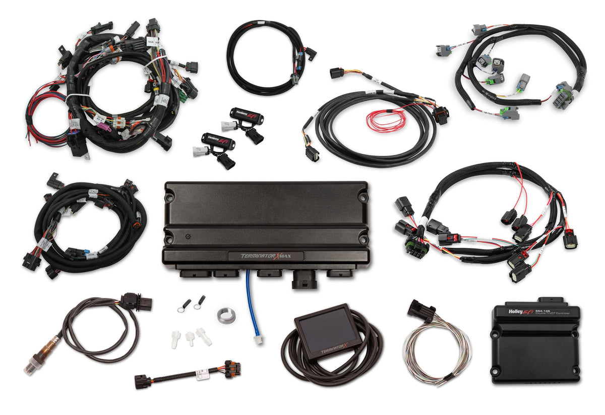EFI Terminator X Max - 2013-2015 Ford Coyote EV6 Injectors - Drive-by-Wire Throttle Body Control, for Early Coils
