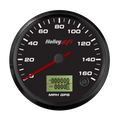 3-3/8" GPS Speedometer (w/ Odometer), 0-160 MPH, Black Face