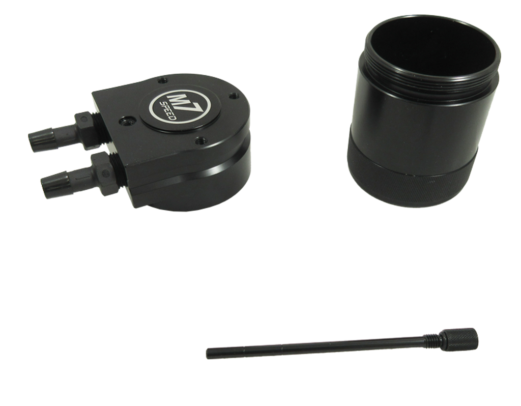 M7 Speed R60 Countryman "Exact-Fit" Oil Catch Can Kit | Red Silicone Hoses