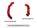 M7 Speed R56 MINI Cooper High Flow Intercooler Pipe Kit - Gen 2 MINI Cooper Turbocharged - Red