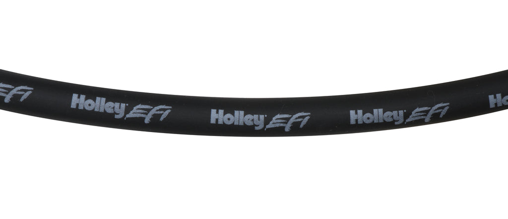 Black Wire with Black Straight Boots (Plug End) - 135 Degree Coil Boots - Designed for GM LS Engines (For OE Coil)