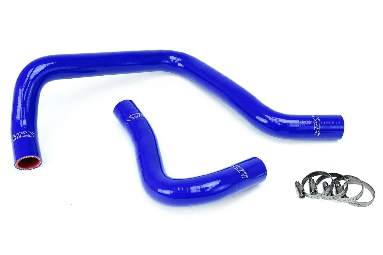 HPS Blue Reinforced Silicone Radiator Hose Kit Coolant Honda 88-00 Civic B18 B20