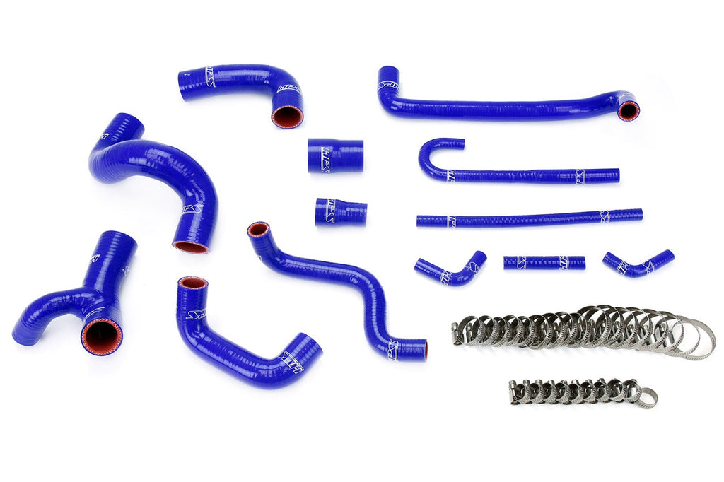 HPS Silicone Radiator Hose Blue 88-91 BMW E30 M3 Left Hand Drive