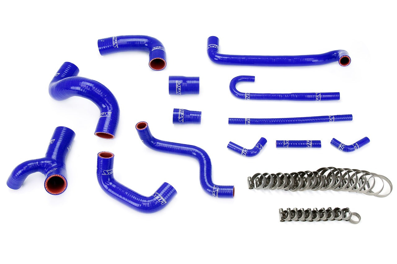 HPS Silicone Radiator Hose Blue 88-91 BMW E30 M3 Left Hand Drive