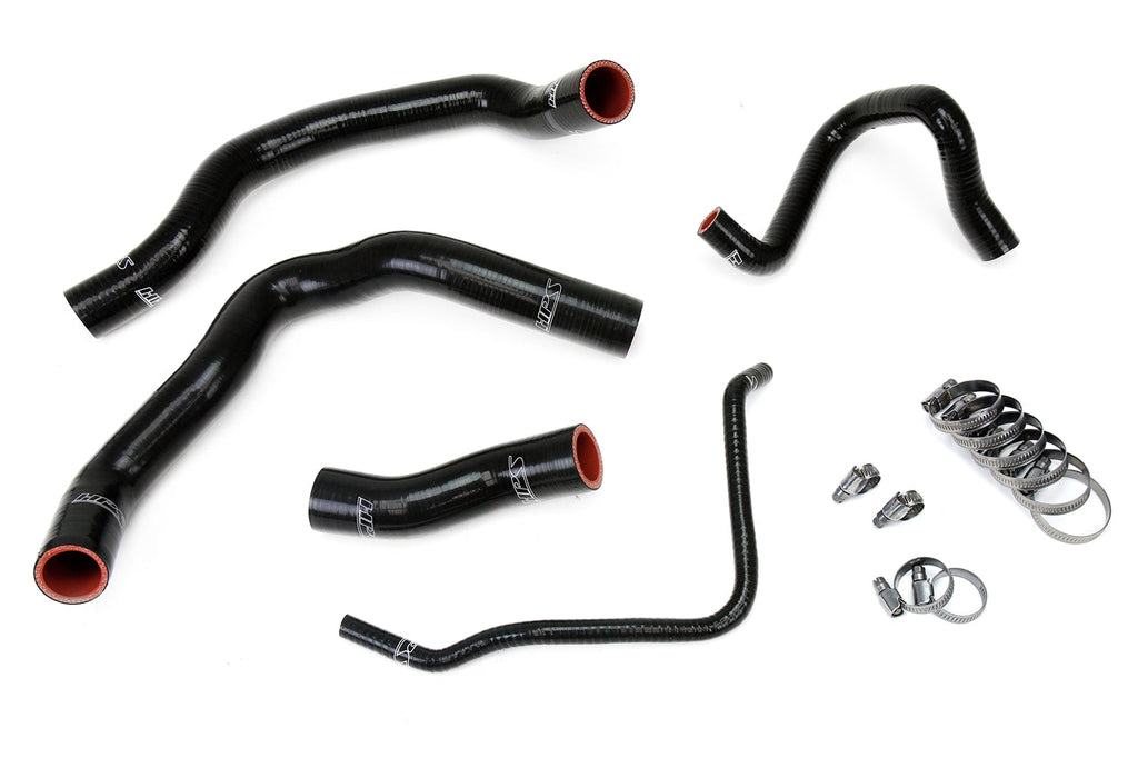 HPS Silicone Radiator Hose Black 02-08 Mini Cooper S Supercharged