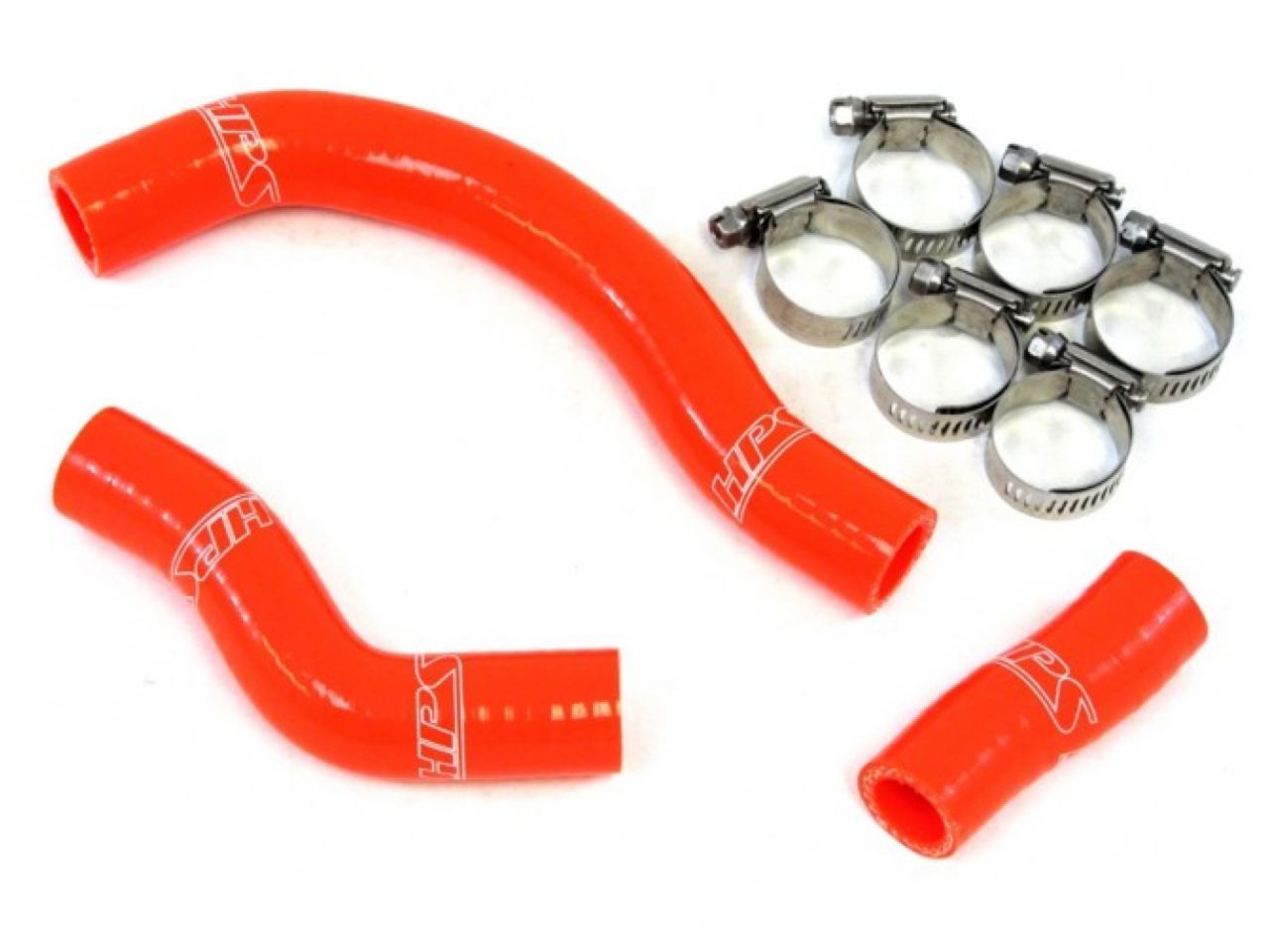 HPS Orange Reinforced Silicone Radiator Hose Kit Coolant KTM 07-10 450SXF