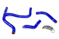 HPS Blue Reinforced Silicone Radiator Hose Kit Coolant Suzuki 08-14 RMZ450