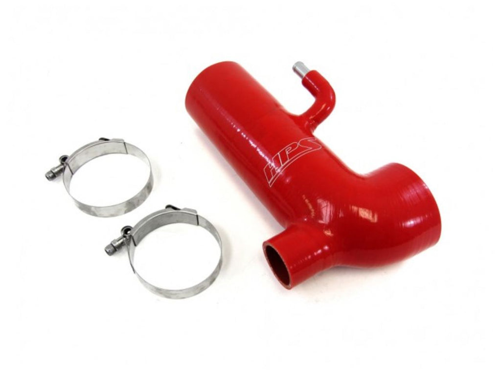 HPS Red Reinforced Silicone Post MAF Air Intake Hose Kit - Retain Stock Sound Tube Subaru 13-16 BRZ