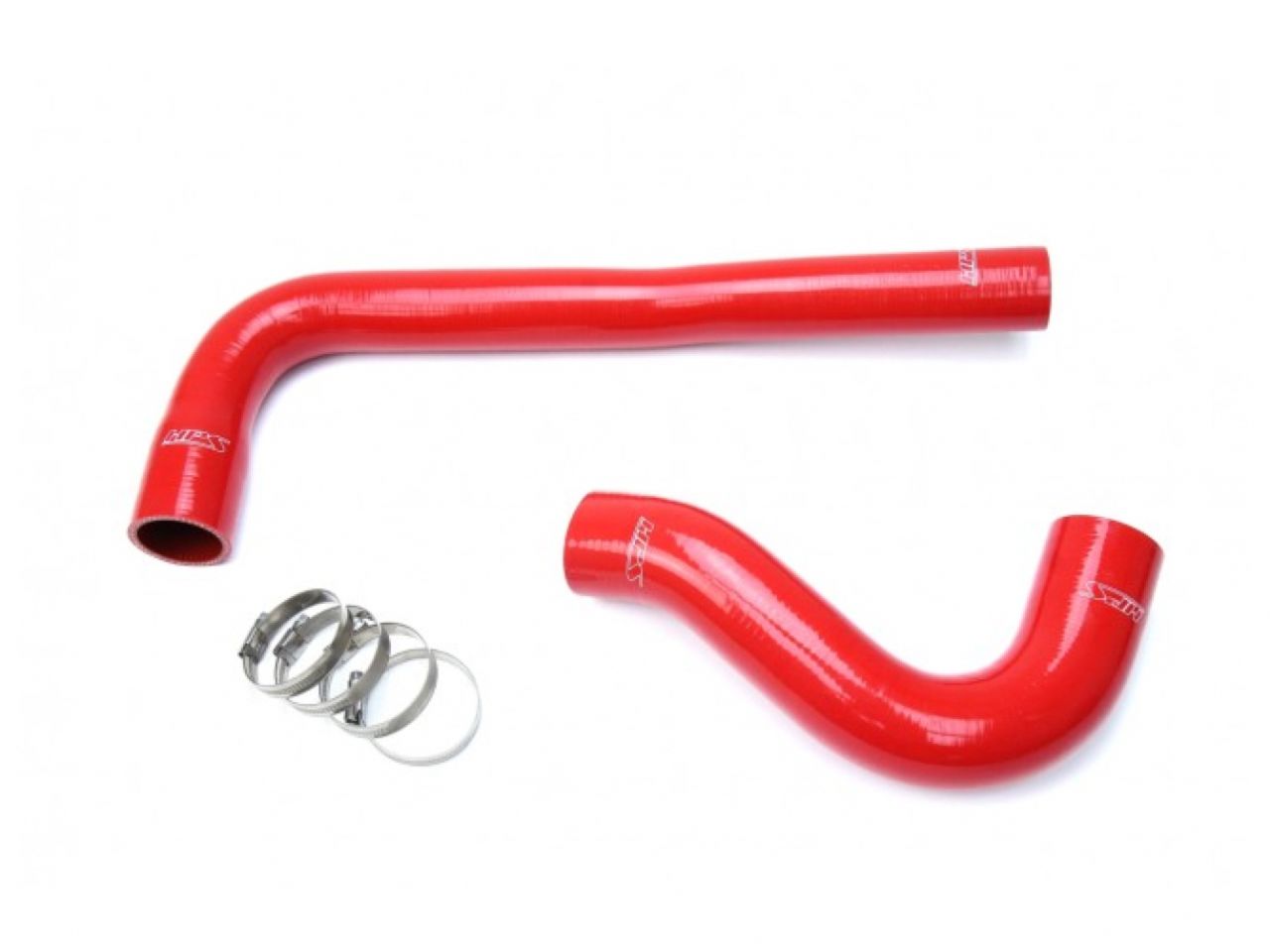 HPS Red Reinforced Silicone Radiator Hose Kit Coolant Dodge 03-10 Ram 2500 3500 Pickup 5.9L / 6.7L Diesel Cummins