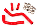 HPS Red Reinforced Silicone Radiator Hose Kit Yamaha 02-18 YZ125 2 Stroke