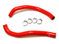 HPS Red Reinforced Silicone Radiator Hose Kit Coolant Honda 03-07 Accord 2.4L 4Cyl