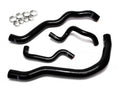HPS Reinforced Black Silicone Radiator Hose Kit Coolant Hyundai 11-14 Sonata 2.0L Turbo
