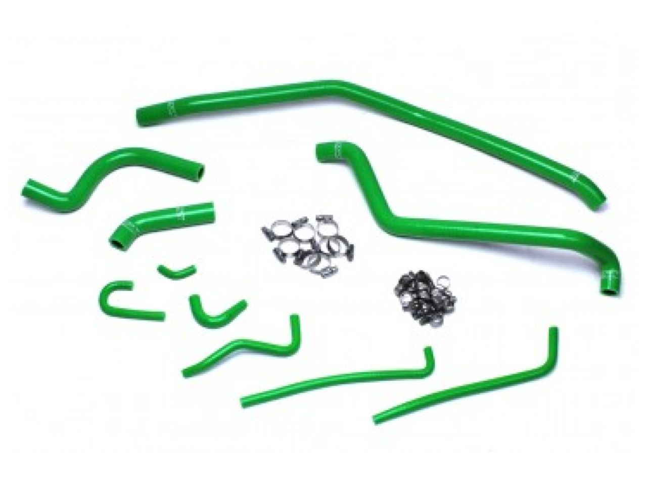 HPS Green Reinforced Silicone Radiator Hose Kit Kawasaki 04-09 KFX700
