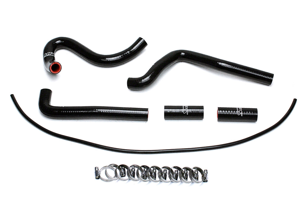 HPS Black Reinforced Silicone Radiator Hose Kit Coolant For Kawasaki 94-02