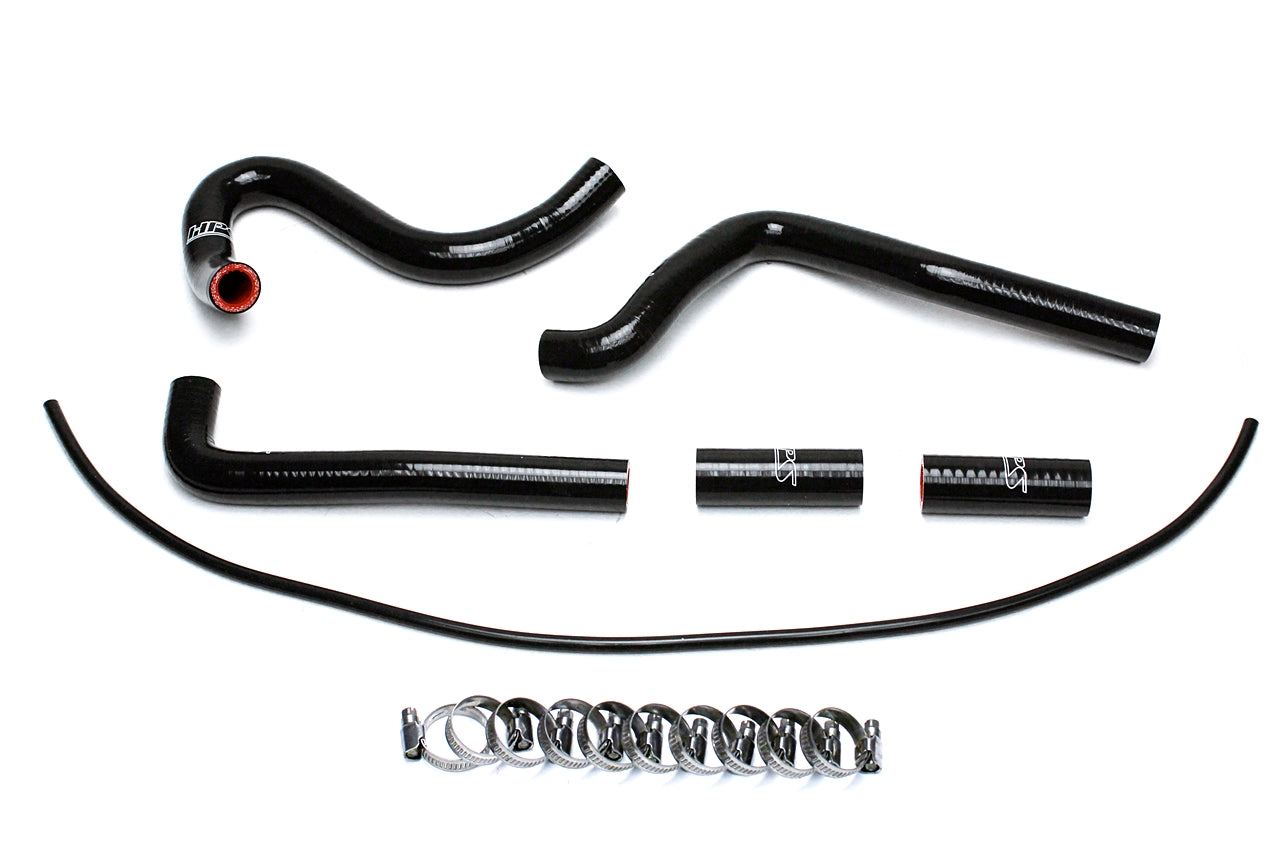 HPS Black Reinforced Silicone Radiator Hose Kit Coolant For Kawasaki 94-02