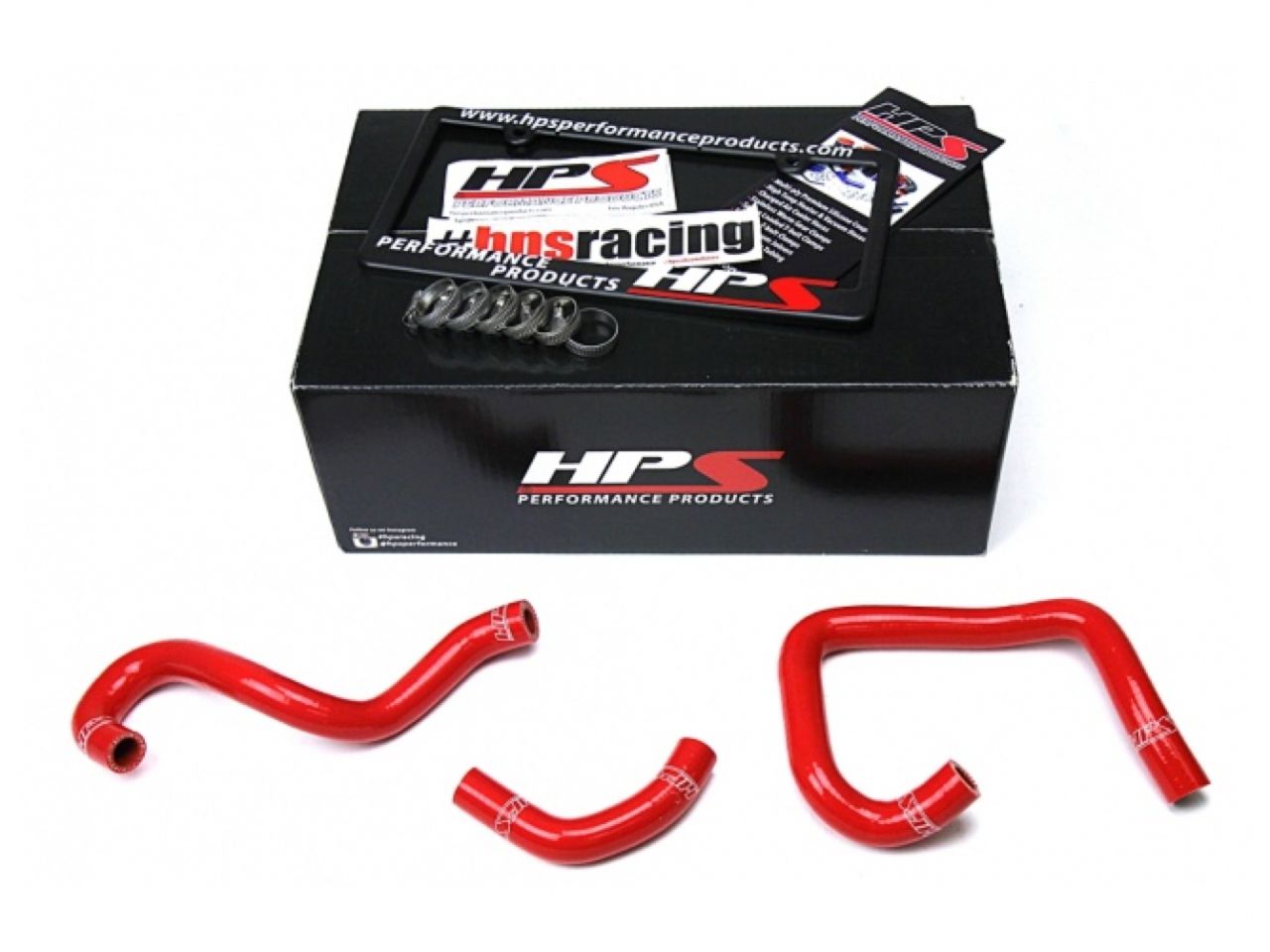 HPS Red Reinforced Silicone Heater Hose Kit Coolant Toyota 93-98 Supra MK4 2JZ Turbo Left Hand Drive