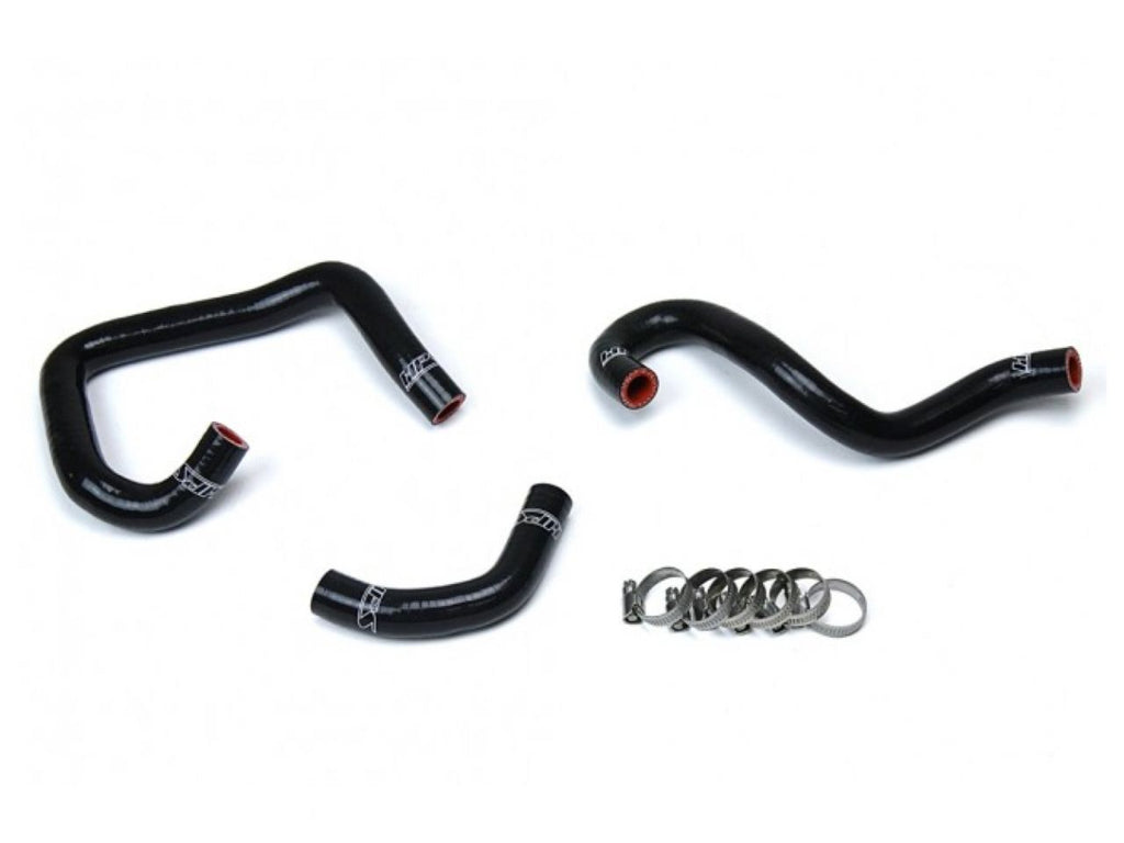 HPS Black Reinforced Silicone Heater Hose Kit Coolant Toyota 93-98 Supra MK4 2JZ Turbo Left Hand Drive