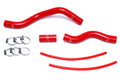HPS Red Reinforced Silicone Radiator Hose Kit Coolant Honda 01-05 Civic 1.7L Automatic Trans.
