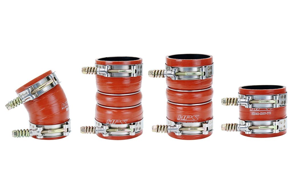 HPS Silicone Intercooler Hose Boots Kit Ford 2003-2004 F250 Superduty 6.0L PowerStroke Diesel, 57-1538