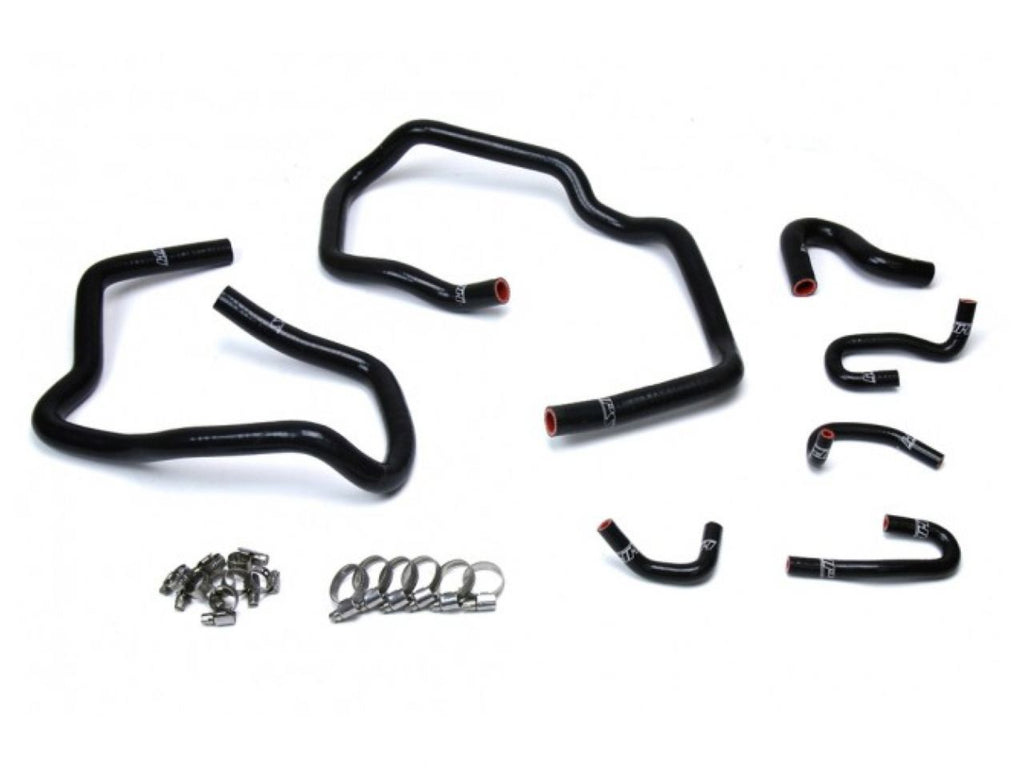 HPS Reinforced Black Silicone Heater Hose Kit Coolant Toyota 10-14 FJ Cruiser 4.0L V6