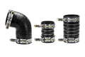 HPS High Temp Aramid Reinforced Silicone Intercooler Hose Boots Kit GMC 2006-2010 Sierra 2500 6.6L Duramax Diesel