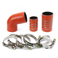 HPS High Temp Aramid Reinforced Silicone Intercooler Hose Boots Kit GMC 2006-2010 Sierra 2500 6.6L Duramax Diesel