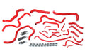 HPS Red Reinforced Silicone Radiator Heater Coolant Hose Kit Honda 17-18 Civic Si 1.5L Turbo