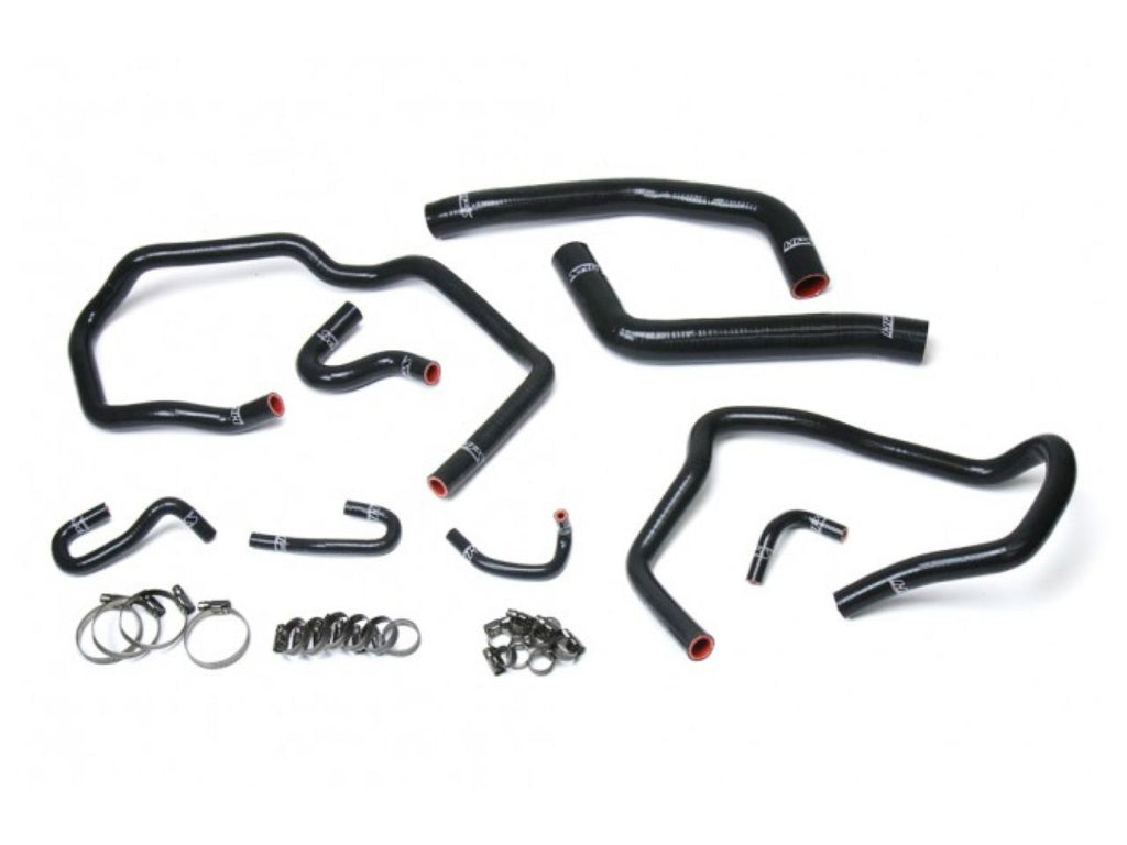 HPS Reinforced Black Silicone Radiator + Heater Hose Kit Coolant Toyota 10-14 FJ Cruiser 4.0L V6