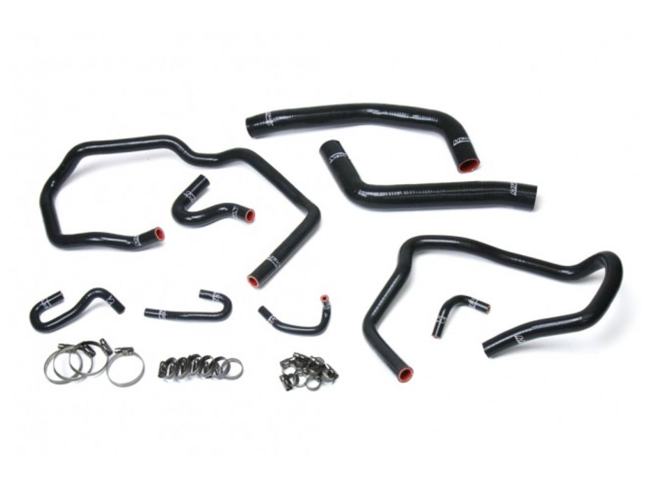 HPS Reinforced Black Silicone Radiator + Heater Hose Kit Coolant Toyota 10-14 FJ Cruiser 4.0L V6