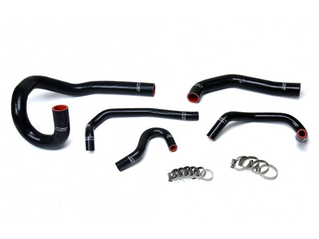 HPS Black Reinforced Silicone Radiator + Heater Hose Kit Coolant Toyota 86-92 Supra MK3 Turbo & NA 7MGE / 7MGTE Left Hand Drive