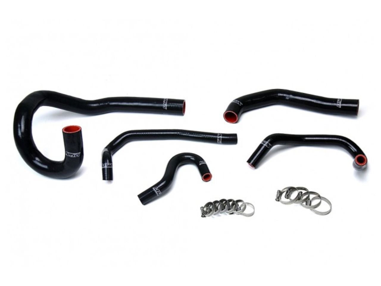 HPS Black Reinforced Silicone Radiator + Heater Hose Kit Coolant Toyota 86-92 Supra MK3 Turbo & NA 7MGE / 7MGTE Left Hand Drive
