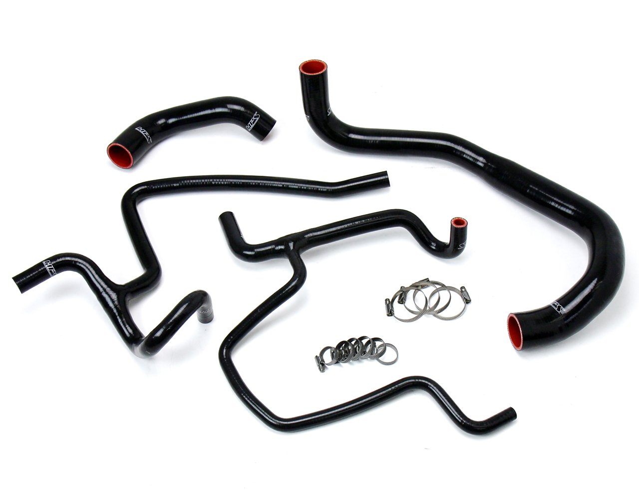 HPS Black Reinforced Silicone Radiator + Heater Hose Kit Coolant Dodge 11-18 Charger 5.7L V8 Non Pursuit