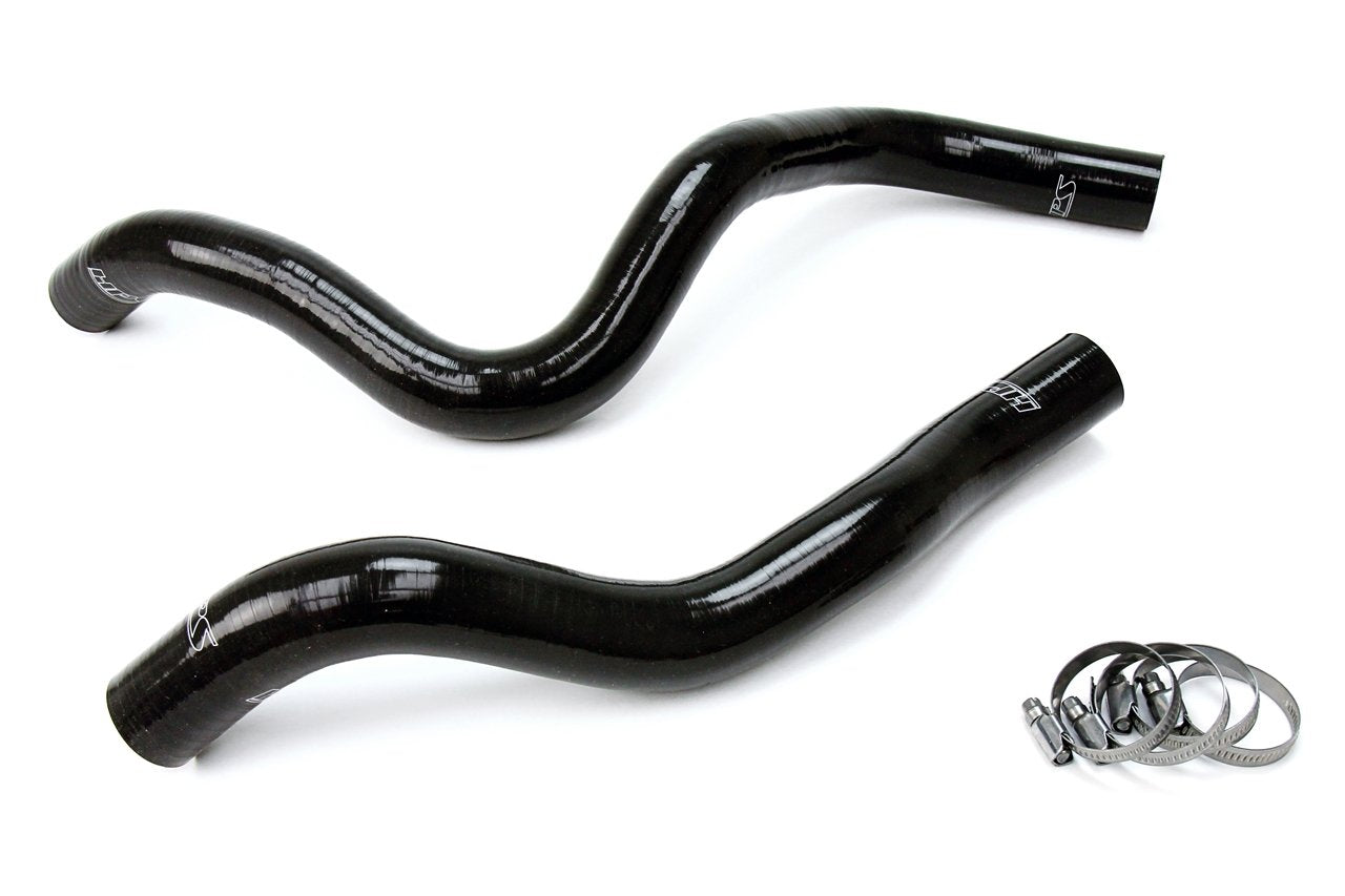 HPS Black Reinforced Silicone Radiator Hose Kit Coolant Honda 16-18 Pilot 3.5L V6