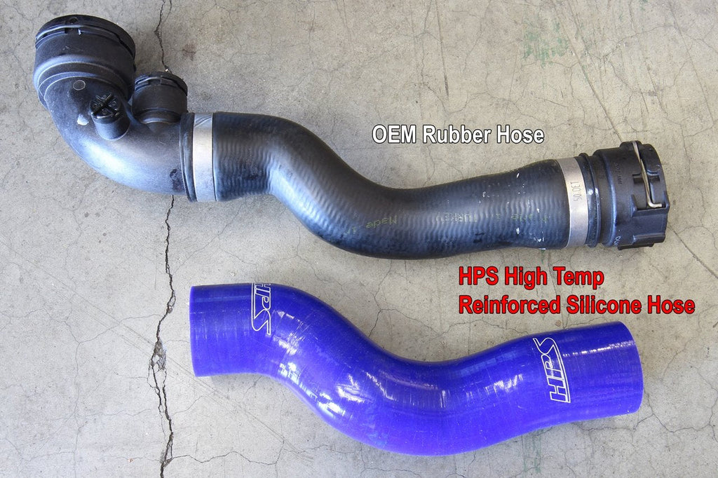 HPS Black Reinforced Silicone Radiator Hose Kit Coolant BMW 2000 E46 323Ci M52 2.5L