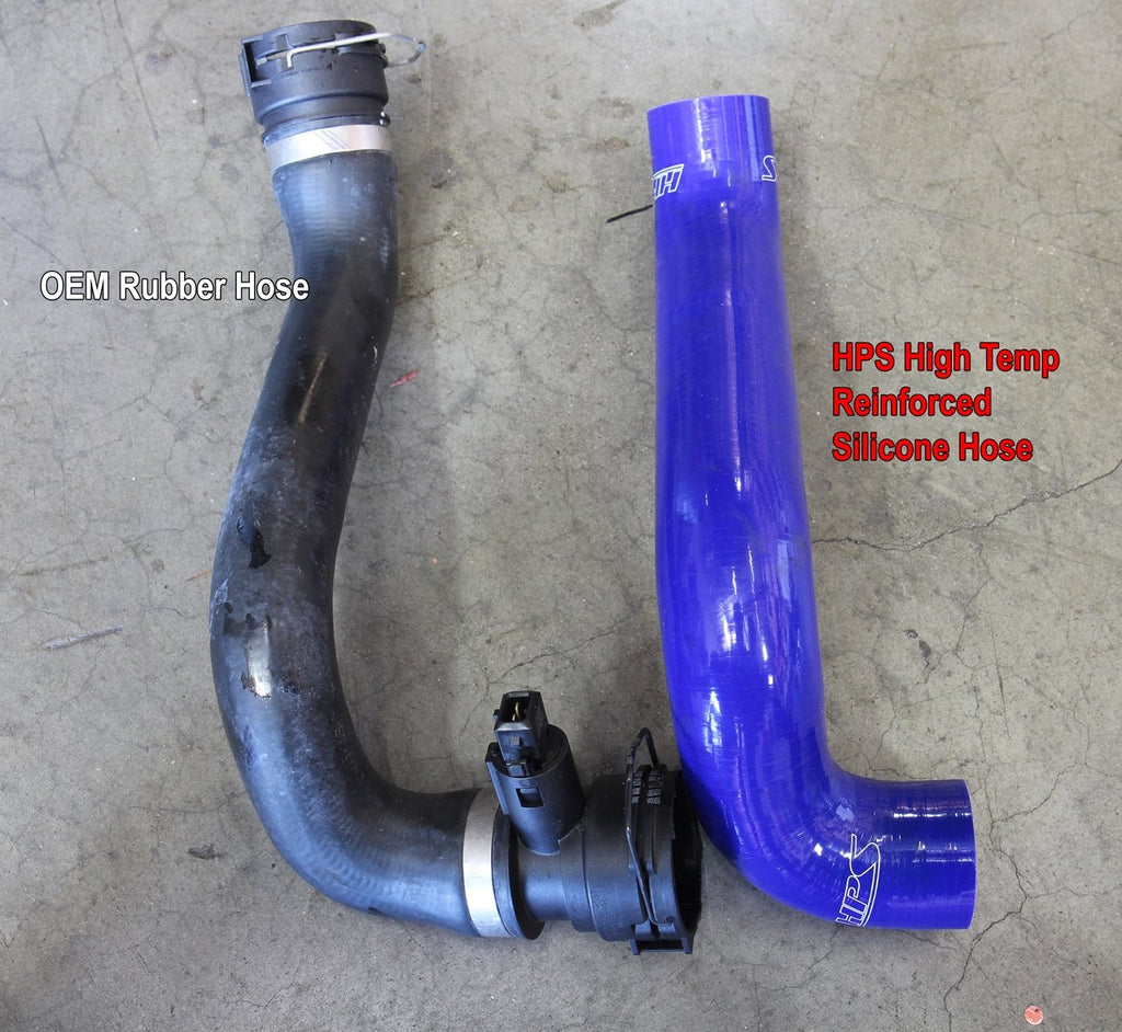 HPS Black Reinforced Silicone Radiator Hose Kit Coolant BMW 2000 E46 323Ci M52 2.5L