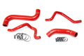 HPS Red Reinforced Silicone Radiator + Heater Hose Kit Subaru 2006-2007 Impreza 2.5L Non Turbo Left Hand Drive