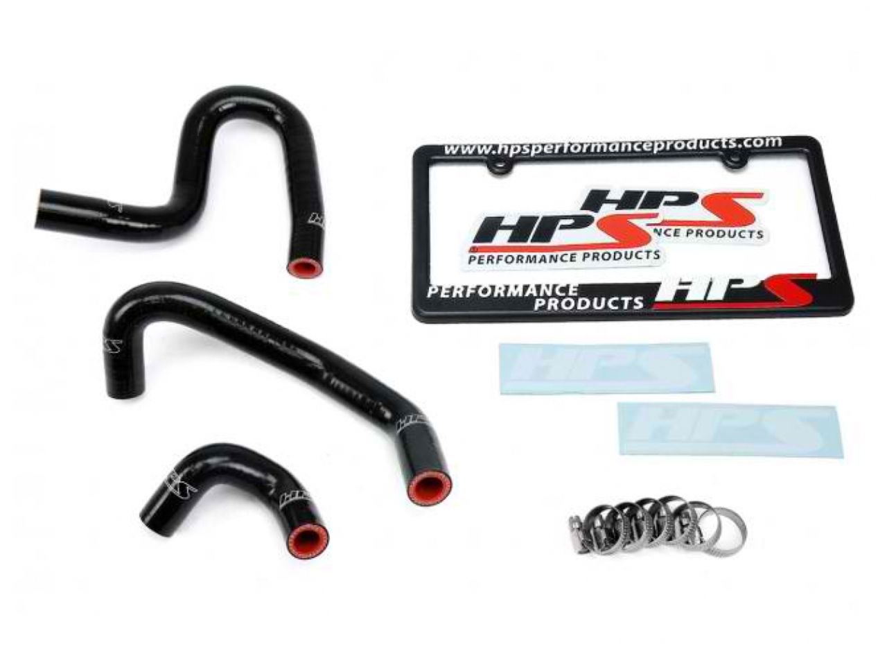 HPS Reinforced Black Silicone Heater Hose Kit Coolant Toyota 96-02 4Runner 3.4L V6 without rear heater