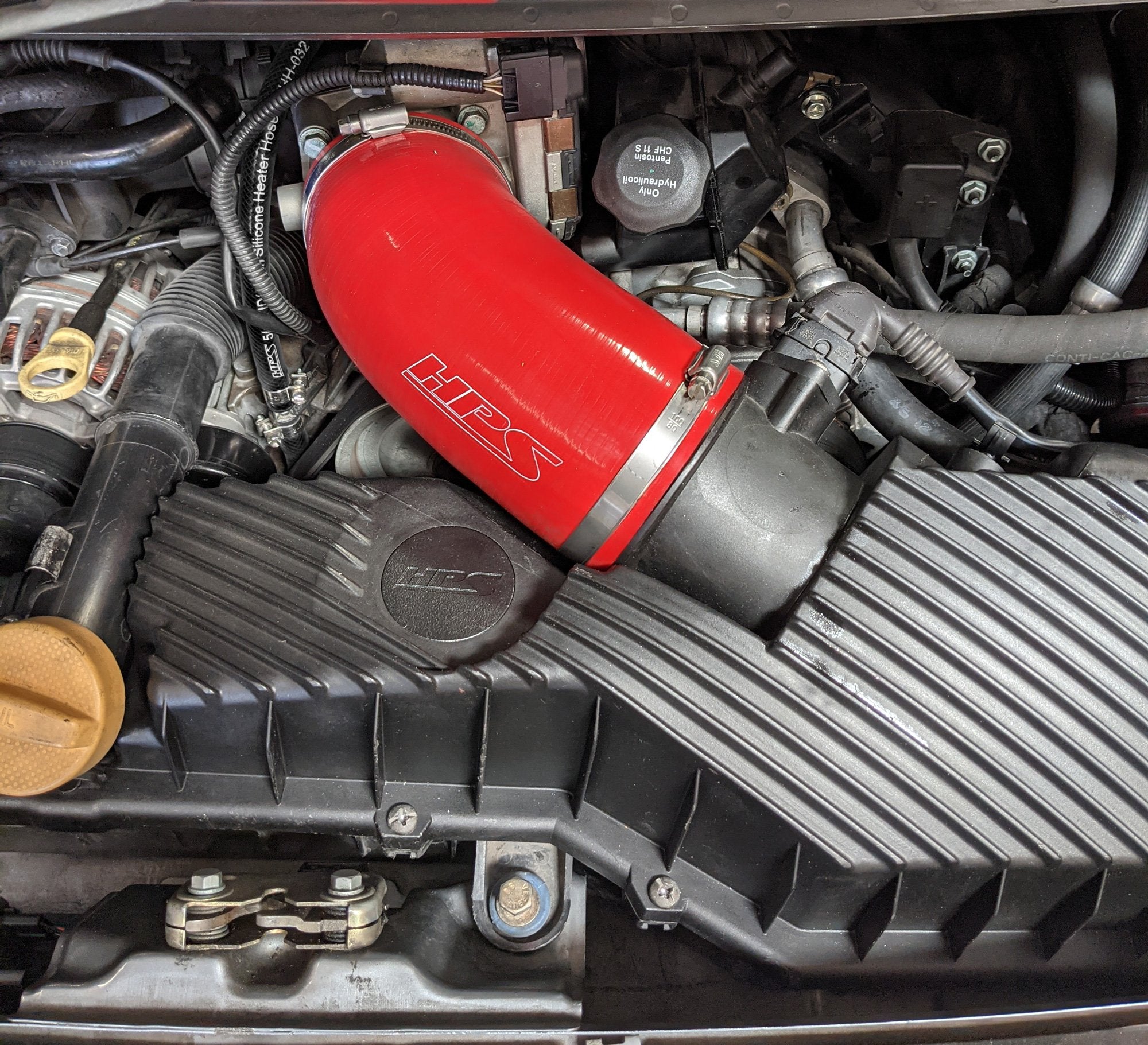 HPS Silicone Post MAF Air Intake Hose Kit 1999-2004 Porsche 911 Carrera C2 C4 3.4L/3.6L F6, 57-2077