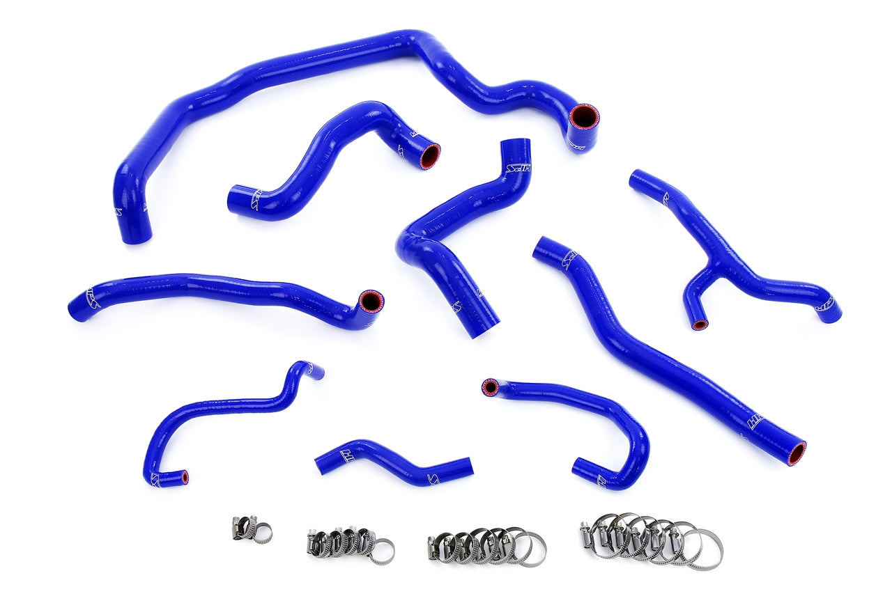 HPS Silicone Radiator, Heater, Water Pump, and Expansion Tank Coolant Hose Kit Mini 07-15 Cooper 1.6L Turbo Manual Trans.